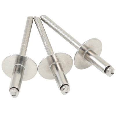 Large Flange Open End Pop Rivets