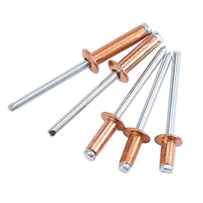 Copper Open End Blind Rivets