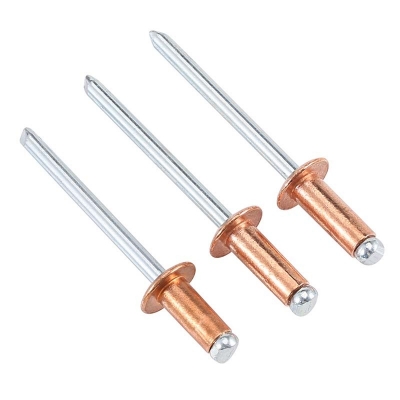 Copper Open End Blind Rivets