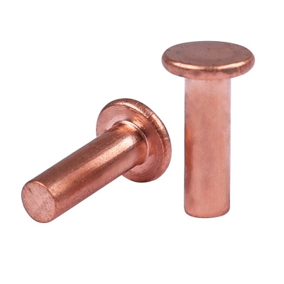 flat head copper rivets