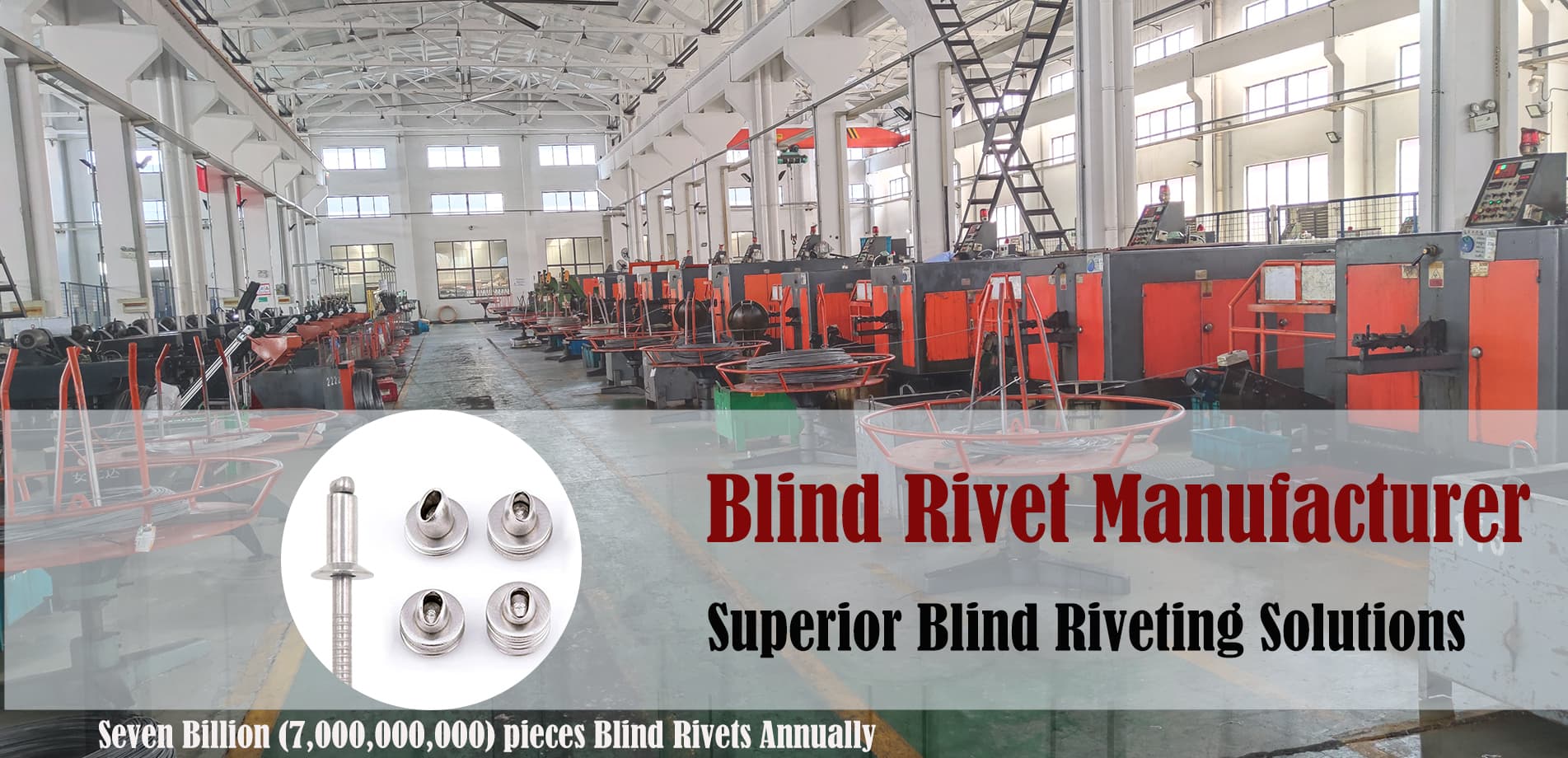 Open rivet supplier